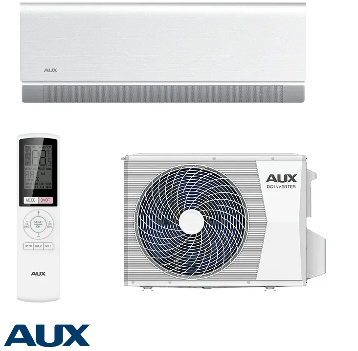 AUX C Comfort ASW-H09B7A4/CAR3DI-D0 Inverter-Klimaanlage – 9000 BTU, WLAN, A+++