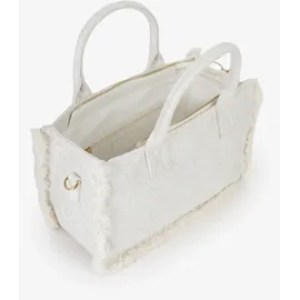 Valentino Shyla Handtasche Baumwolle/Synthetik Weiß