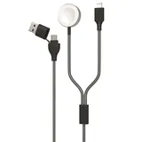 2Go 2in1 USB/Type C MagSafe 1 Grau