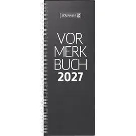 Brunnen Vormerkbuch 784 10,8 x 29,7 cm Schwarz