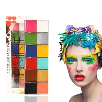 KIOGYEK 12 Farben Gesichtsfarben Palette SFX Make-up, Professionelles ungiftiges Gesichts Body Painting Farben-Öl für Halloween Make up Party Cosplay, Kinderschminken Kunst Make-up-Kit