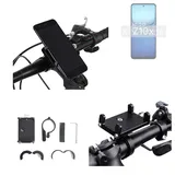 K-S-Trade Smartphone-Halterung für Vivo iQOO Z10x, (Handyhalterung das Fahrrad Halter Lenkstange Fahrradhalterung) schwarz