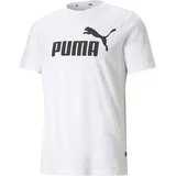 Puma Herren ESS Logo Tee, Puma White, L