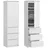 home collective Kleiderschrank 50x40x180,5 cm Weiß