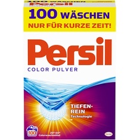 Persil Color Pulver Waschmittel Waschpulver Waschmaschine 100 Waschladungen
