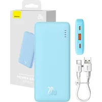 Baseus Airpow 20w 10.000mah Powerbank - Blau