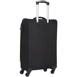 nowi Sevilla Koffer-Set 3-tlg. schwarz/lime