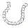 GALLAY Armband 6,7mm Panzerkette flach Silber 925 21cm