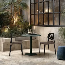 hjh living Flecharo Gartenstuhl 4-Fuß-Gestell 0 x 0 x 0 cm braun/schwarz