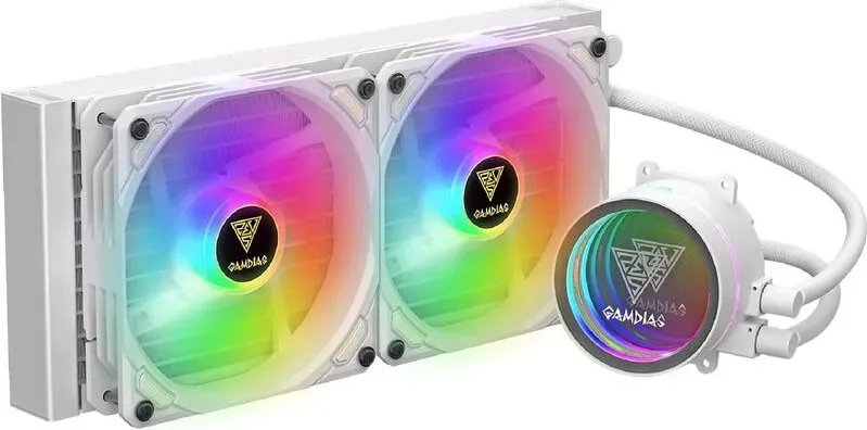 Gamdias Flüssigkeitskühler Chione M3-240W Wasserkühler