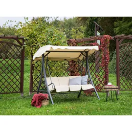 Beliani GARBO Beige 3-Sitzer