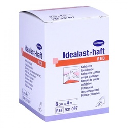 Idealast-haft color Binde 8 cmx4 m rot