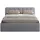 home collective Polsterbett 180 x 200 cm Grau