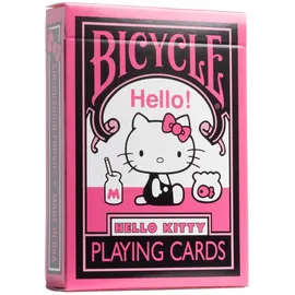 Bicycle Hello Kitty - Black and Pink (Designer Spielkarten, Poker, Skat...)