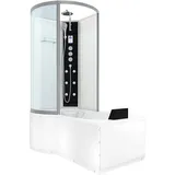 AcquaVapore Kombination Badewanne Dusche K50-R03-EC Duschtempel 100x170