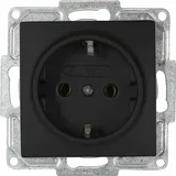 GUNSAN Visage Steckdose Unterputz Schwarz 2 St.