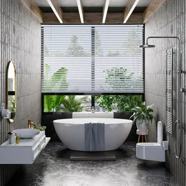 Sekey Klemmfix-Jalousie 60 x 130 cm Silber