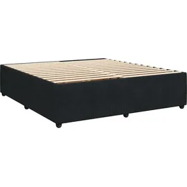 vidaXL Boxspringbett 180 x 200 cm Schwarz