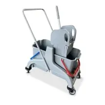 RMV Cleaning Products Reinigungswagen Doppelfahrwagen ECO grau 1 St.