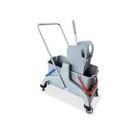 RMV Cleaning Products Reinigungswagen Doppelfahrwagen ECO grau 1 St.