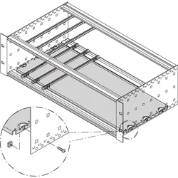 SCHROFF Montageplatte Standard - MONTAGEPLATTE 160T 63TE (34562747)