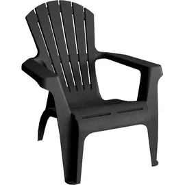 PROGARDEN Dolomiti Stapelsessel 75 x 86 x 86 cm anthrazit