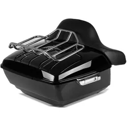 Topcase King OLR passend für Harley Davidson Modellen mit Gepäck-Grill schwarz Craftride