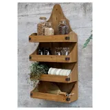 Chic Antique Wandregal 40 x 15,5 x 80,5 cm Natur