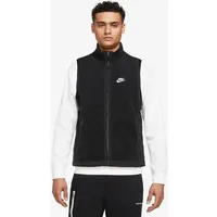 NIKE Herren Weste M NK CLUB+ FLC WINTER VEST, BLACK/SAIL, L