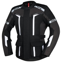 IXS Evans-ST 2.0 Textiljacke Herren schwarz / grau / weiß M