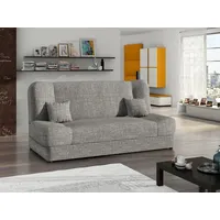 Mirjan24 Schlafcouch Lawa 05 mit Bettkasten 2-Sitzer Grau