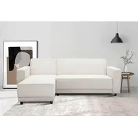 Dorel Home Ecksofa »Allie Schlafsofa 230 cm mit Relaxfunktion in der Rückenlehne«, Schlaffunktion (108/194,5cm), trendiger Cord o. pflegeleichter Velours