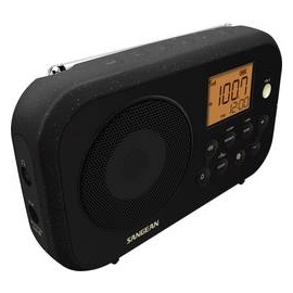 Sangean PR-D12 BT Tischradio MW, UKW Bluetooth® Schwarz