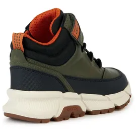 GEOX J FLEXYPER Plus Boy Ankle Boot, Military/ORANGE, 30 EU