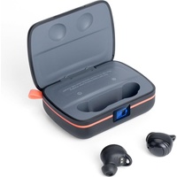 Choetech TWS Bluetooth Kopfhörer SOLAR inkl. 2500mAh Powerbank -Schwarz (8 h, Kabellos), Kopfhörer, Schwarz
