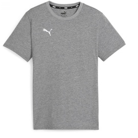 Puma Teamgoal Casuals Tee Jr Medium Grey Heather-puma White, 116