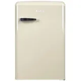 Amica KS 15615 B Retro-Kühlschrank (108 l, 860 mm hoch, Beige)