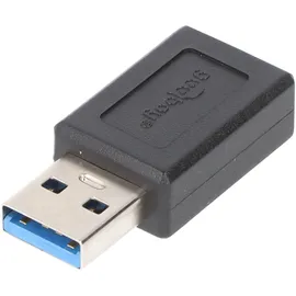 goobay USB-A auf USB-C Adapter Schwarz