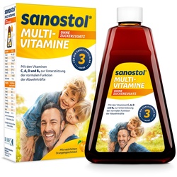 Sanostol Multi-Vitamine mit Vitamin C und D zur Unterstützung der normalen Funktion des Immunsystems