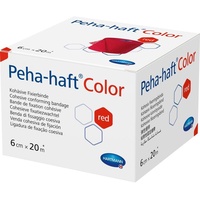 Paul Hartmann Peha-haft Color Fixierbinde latexfrei 6cmx20m rot