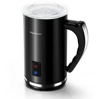 VickyHome 4 In 1 Milchaufschäumer, Milchaufschäumer Elektrisch Milk Frother 140-430ml, Antihaftbeschichtung Milchschäumer Elektrisch für Heißer & Kalter Milchschaum mit 4 Modi Milch Frother für Latte