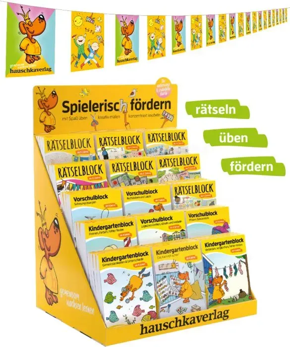 Hauschka Verlag Stufendisplay Spielerisch fördern 3-11 J