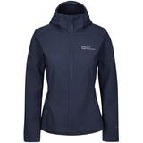 Jack Wolfskin BORNBERG HOODY W Damen blau