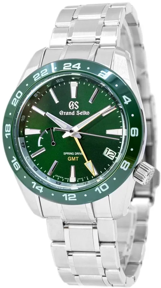 Grand Seiko Men's SBGE257G Sport GMT Green Dial Watch