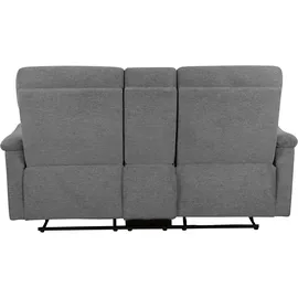 Home Affaire »ODILON, 2er-Kinosofa, TV-Sessel, Mulitmedia-Sofa, Struktur, USB A/C,« Relaxfunktion manuell u. elektrisch, Getränkehalter, Staufach