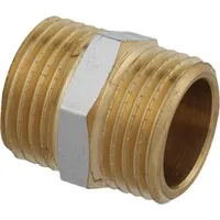 Kirchhoff MS Doppelnippel, Chrom, 3/4"AG