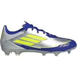 adidas F50 League FG/MG Nockenschuhe, silber, Größe 48