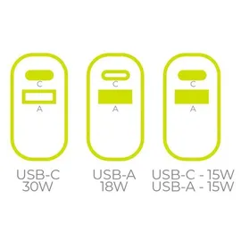 mobile origin GaN 30W Reise-Ladegerät MO14, - Weiß
