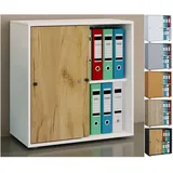 VCM Lona Büroschrank 70,0 x 37,0 x 74,0 cm weiß