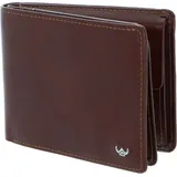 Golden Head Colorado RFID Protect Billfold with secret pocket Tobacco